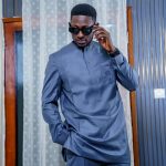 ensemble tradi moderne gris anthracite – coupe slim & style urbain chic – issa classic dakar