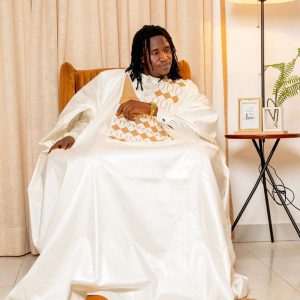 grand boubou prestige blanc & or collection tabaski & korite, mariage , cérémonie 2026